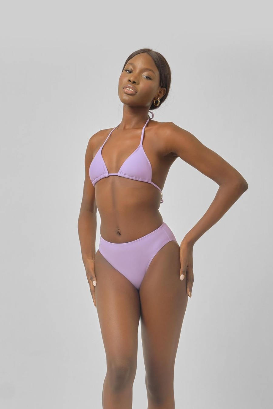 Swim Blackbough Swim | Triangle Top Provence Purple