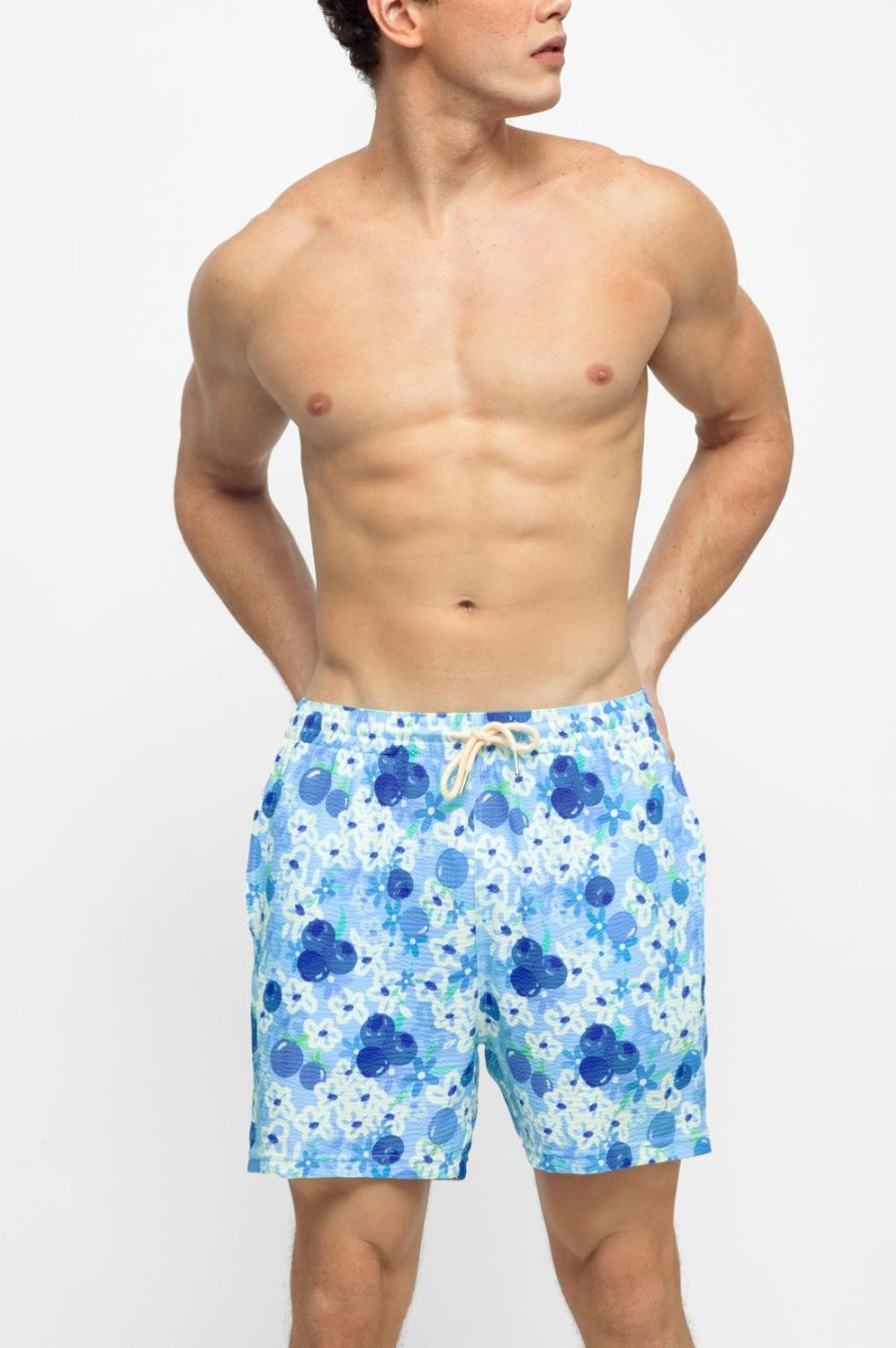 Apparel Blackbough Swim | Men'S Swim Shorts Blueberry Shortcake