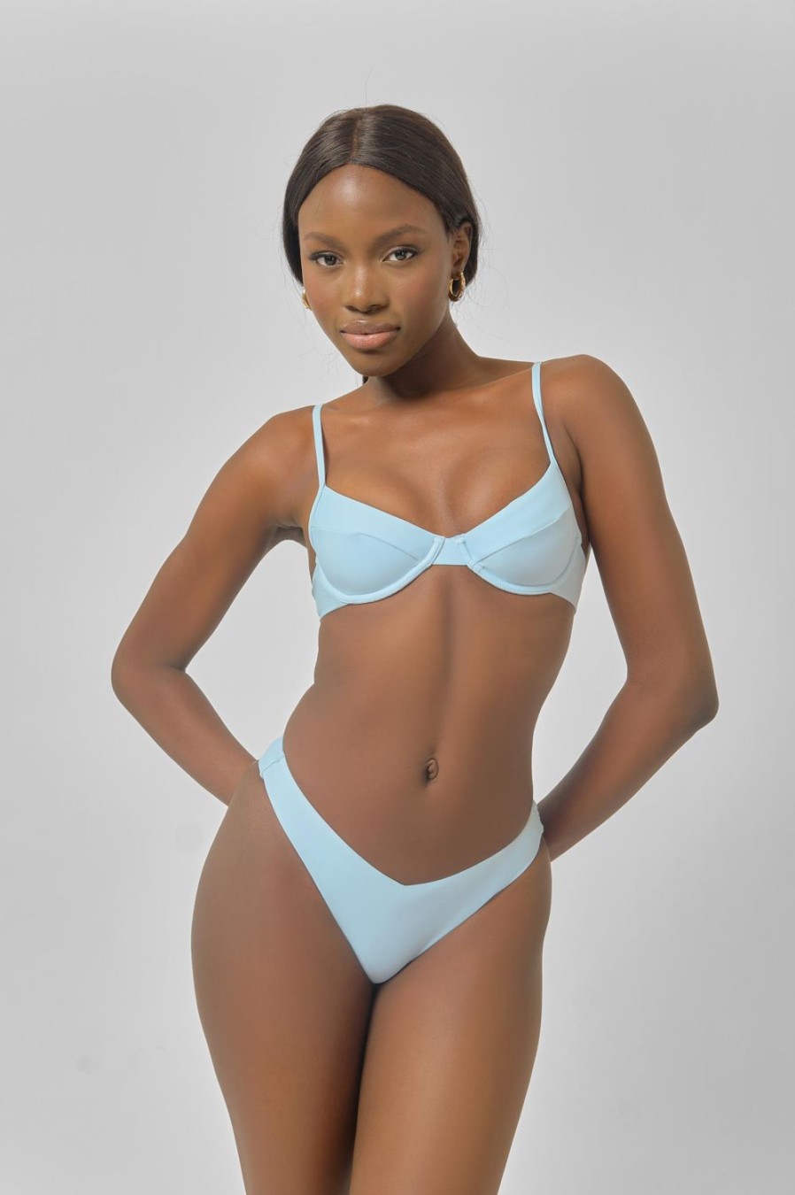 Swim Blackbough Swim | Underwire Top Arctic Blue