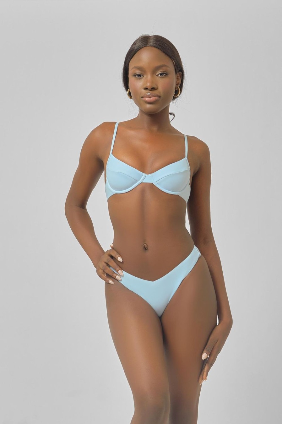 Swim Blackbough Swim | Underwire Top Arctic Blue