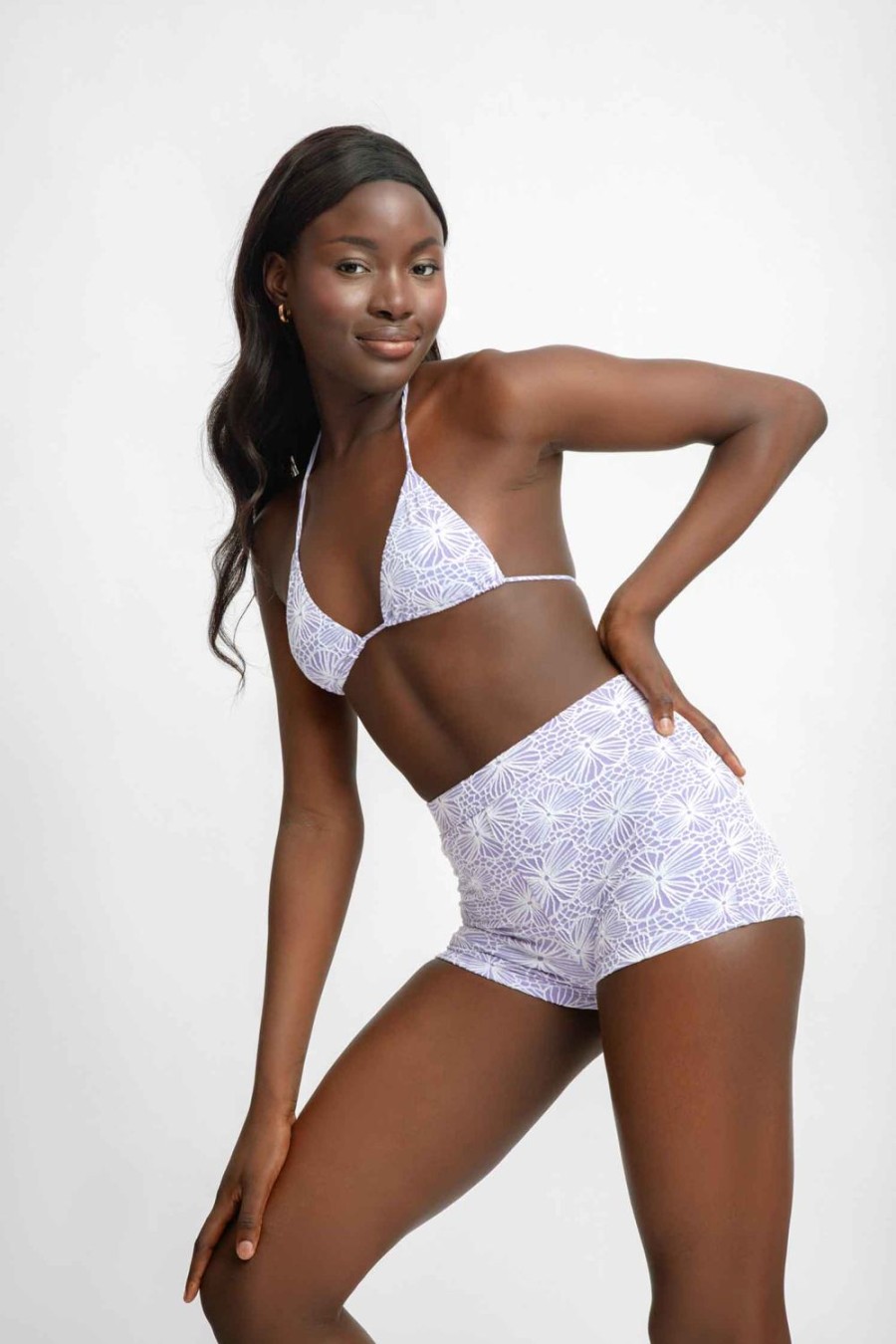 Apparel Blackbough Swim | Tori Swim Shorts Lavender Jacquard