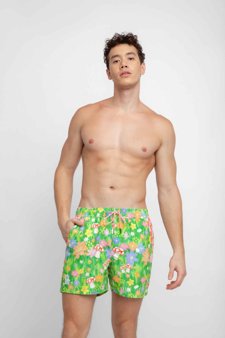 Apparel Blackbough Swim | Men'S Board Shorts My-Little Shroomies