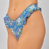 Swim Blackbough Swim | Candice Ruffled Cheeky Bottoms Blue Murano