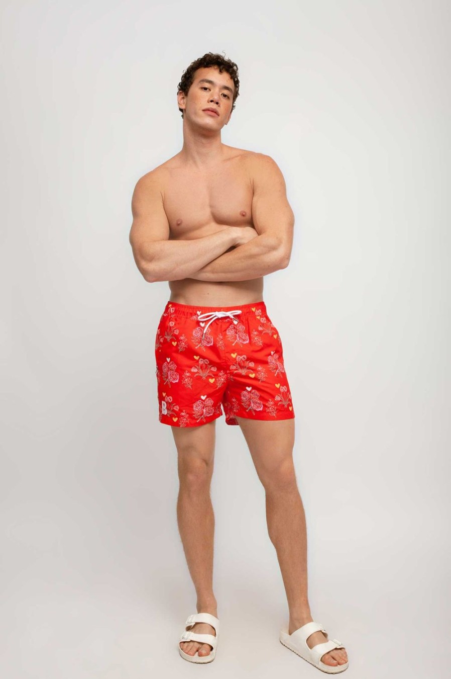 Apparel Blackbough Swim | Men'S Board Shorts Rosebud