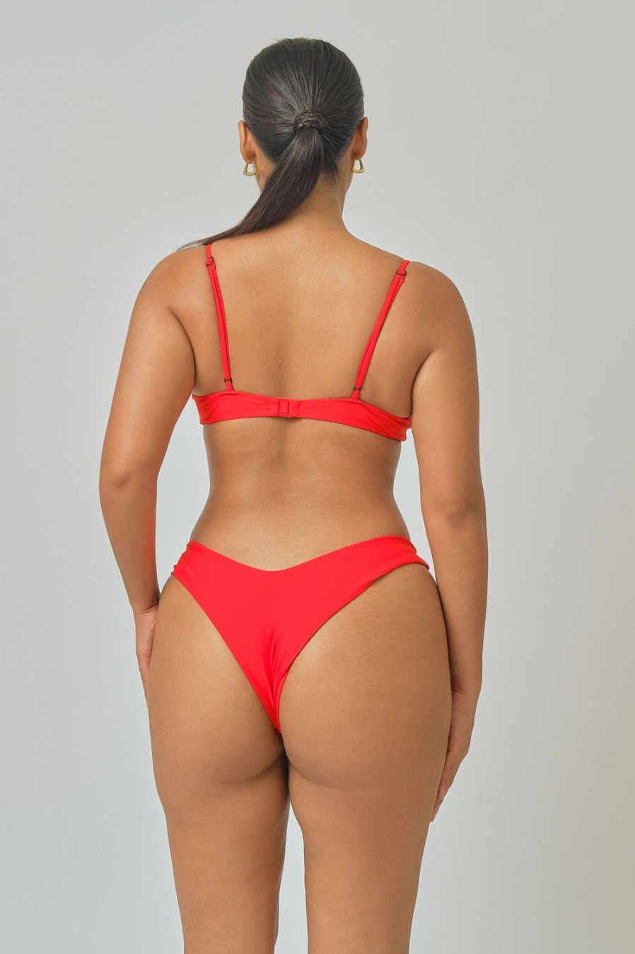 Swim Blackbough Swim | Stassy Cheeky Bottoms Red