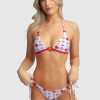 Swim Blackbough Swim | Zoey Side Ties Adjustable Bottoms Candy Hearts