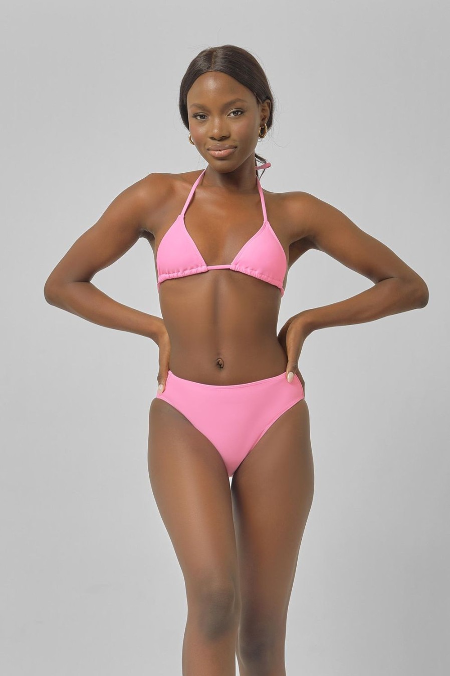 Swim Blackbough Swim | Triangle Top Budapest Pink