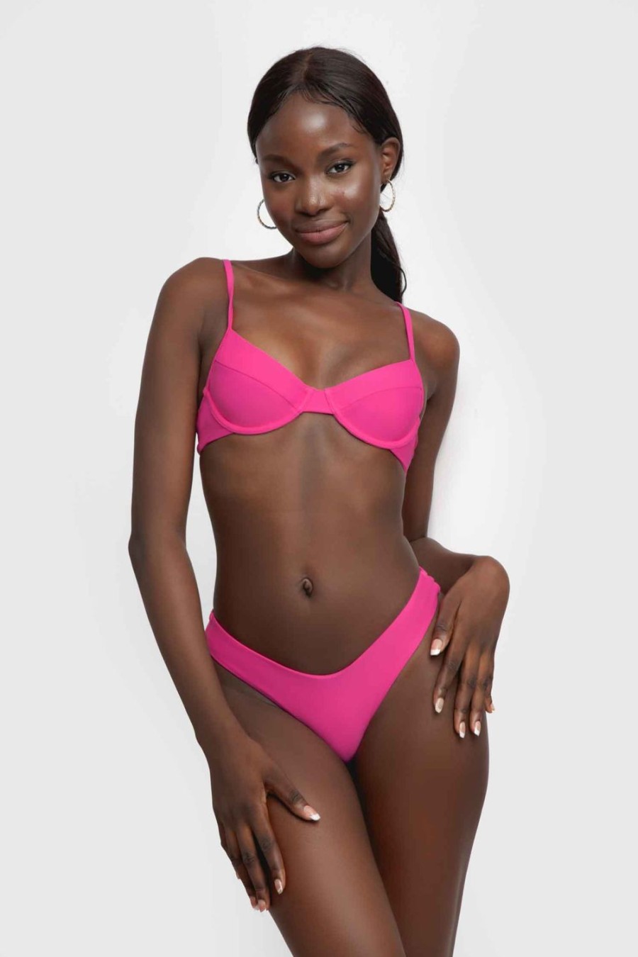 Swim Blackbough Swim | Underwire Top Kyoto Pink