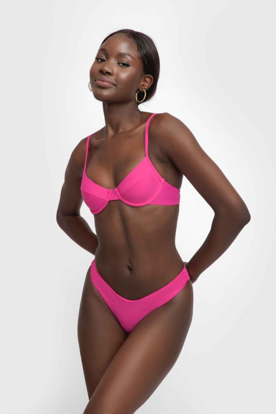 Swim Blackbough Swim | Underwire Top Kyoto Pink