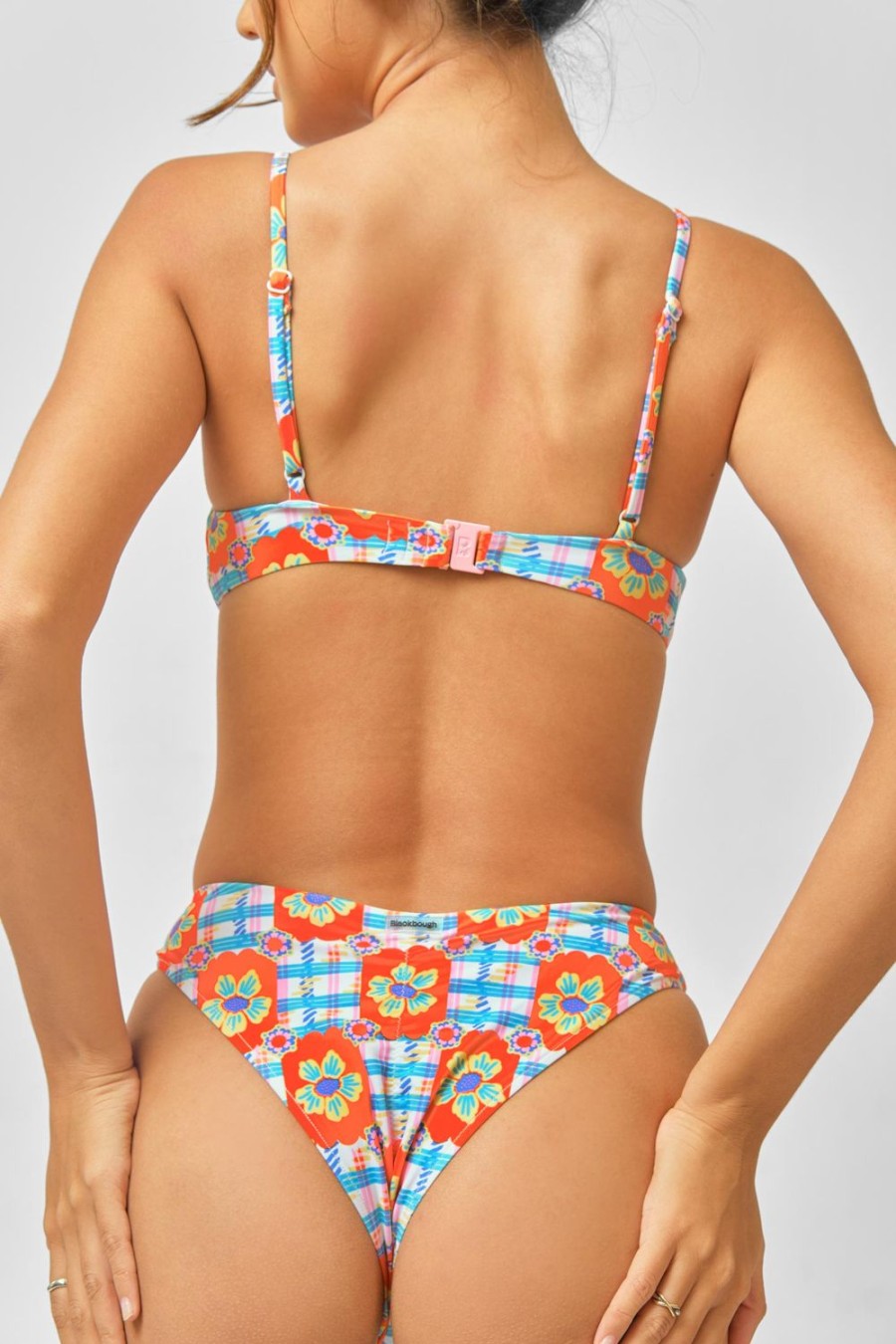 Swim Blackbough Swim | Sophia Ruched Cheeky Bottoms Salsa