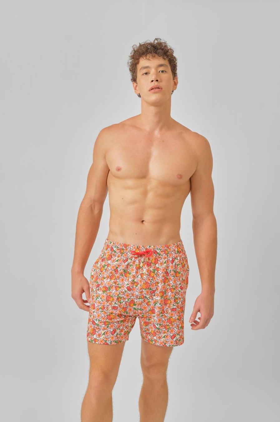 Apparel Blackbough Swim | Men'S Swim Shorts Berry-Cherry