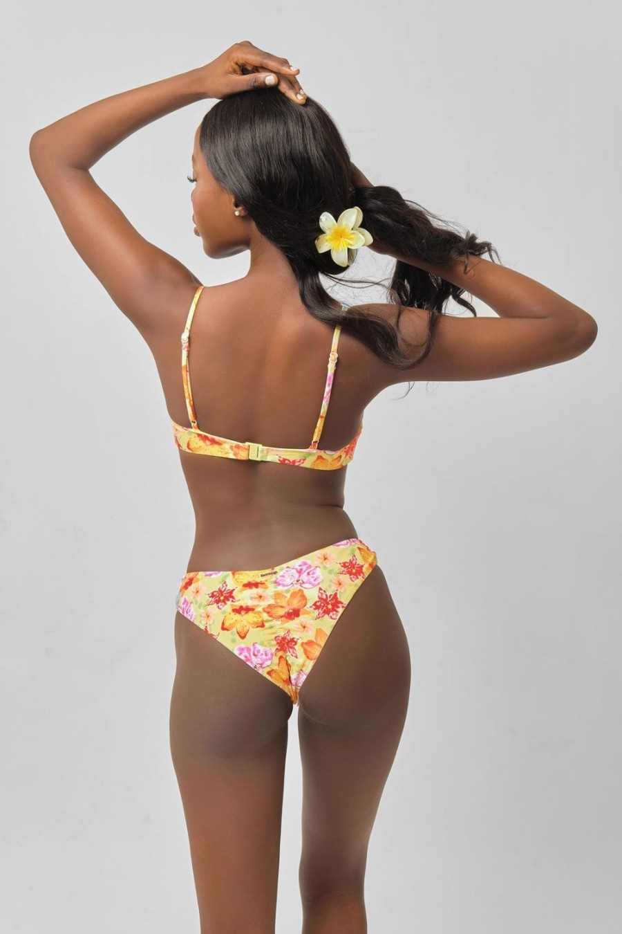 Swim Blackbough Swim | Sophia Ruched Cheeky Bottoms Super Bloom