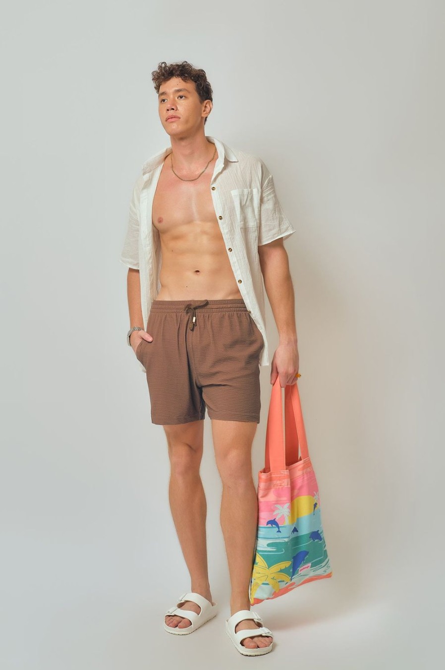 Apparel Blackbough Swim | Men'S Swim Shorts Cocoa