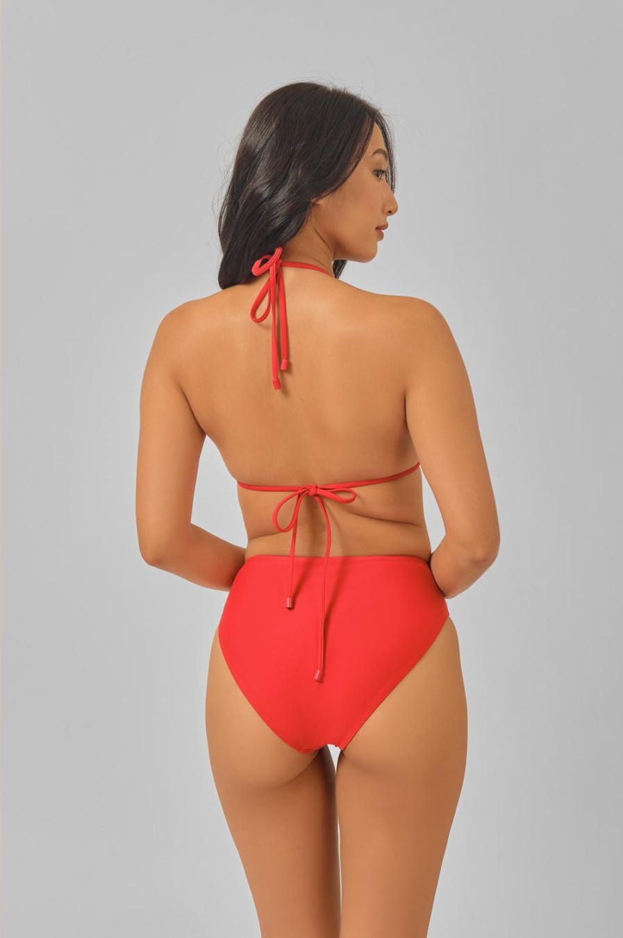 Swim Blackbough Swim | High Waist Bottoms Shanghai Red