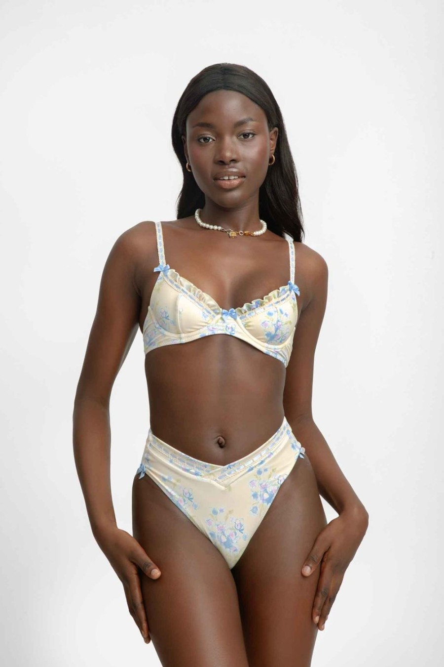 Swim Blackbough Swim | Madelyn Dainty Underwire Top Angel Cake