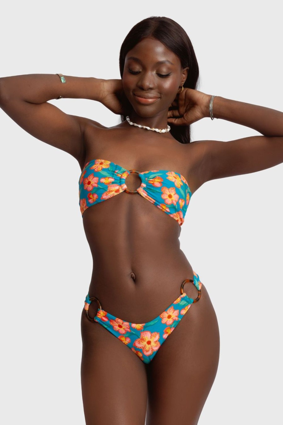 Swim Blackbough Swim | Kaila Bandeau Top Hawaiian Sun