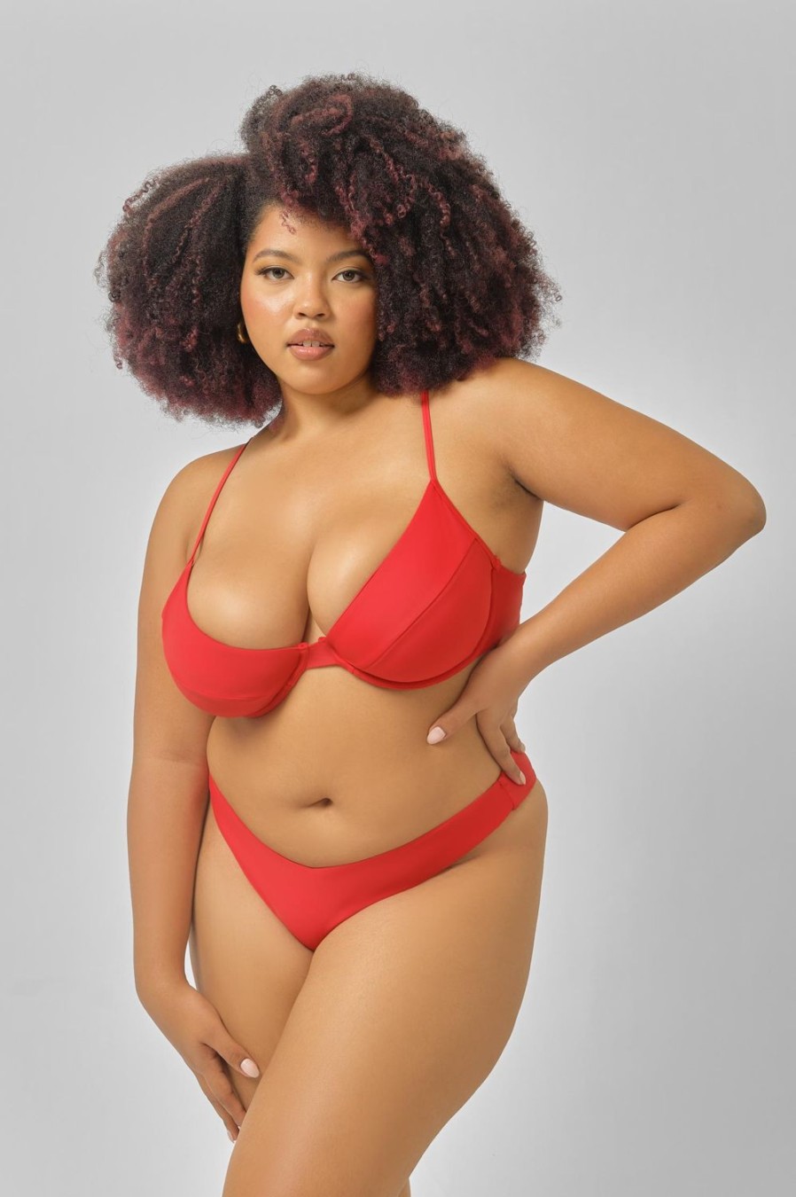 Swim Blackbough Swim | Underwire Top Shanghai Red