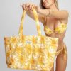 Apparel Blackbough Swim | Quilted Tote Bag Passionfruit