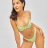 Swim Blackbough Swim | Fiona High Rise Cheeky Bottoms Lime Spritzer-Shimmer