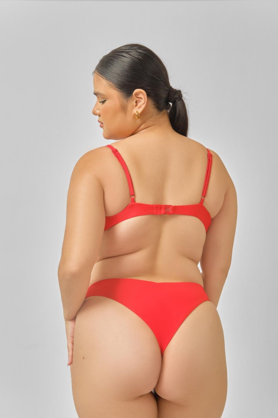 Swim Blackbough Swim | Cheeky V Bottoms Shanghai Red