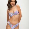 Swim Blackbough Swim | Audrey Ruched Underwire Top Wildflowers