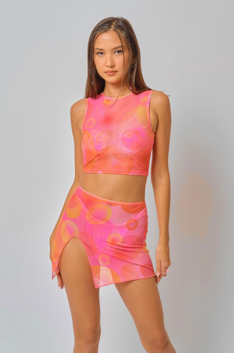 Apparel Blackbough Swim | Hillary Mini Mesh Set Fantasia